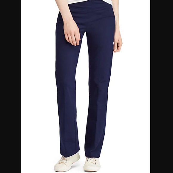 Lauren Ralph Lauren Stretch Straight Leg Pant Trousers - Picture 1 of 9